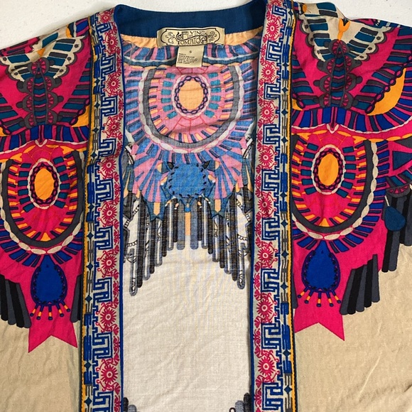 Flying Tomato Vibrant Geometric Open Front Top size Small - Picture 6 of 7